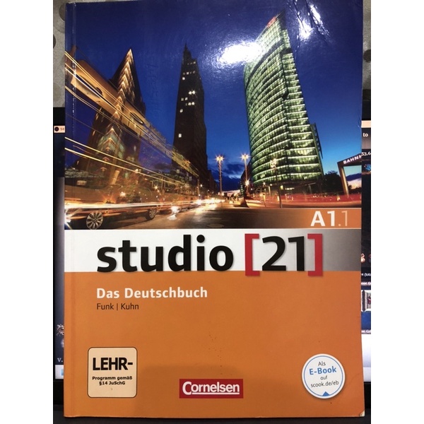 德語課本 studio 21 (A1.1) 半冊課本+練習本+DVD-ROM二手書