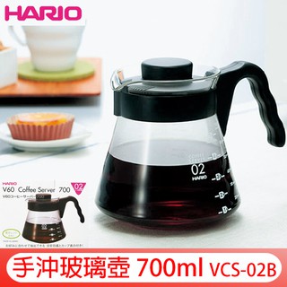 送【計量匙】日本製 公司貨 Hario VCS-01/02/03 好握咖啡壺 黑色 玻璃壺 分享壺 下壺 泡茶壺 花茶壺