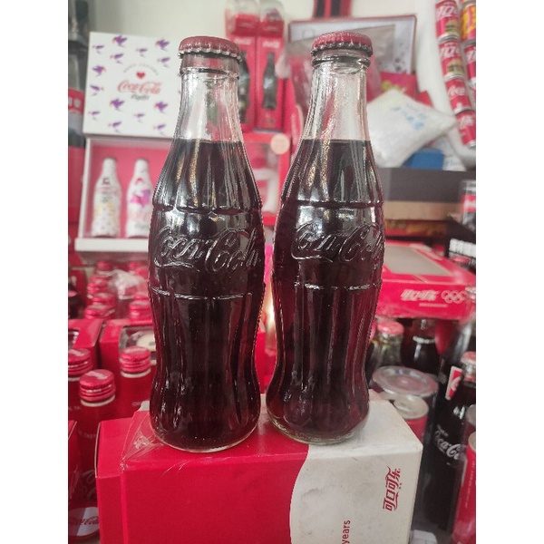 YUMO家 浮雕瓶全新 泰國/法國 2瓶可口可樂