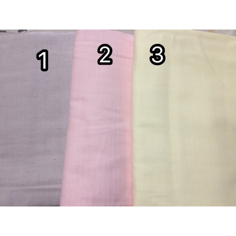 日本製馬卡龍色的二重紗（口罩布、圍兜）