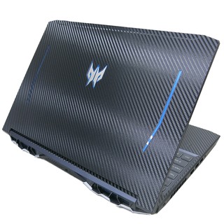 【Ezstick】ACER Predator PH315-53 黑色立體紋機身貼 (含上蓋+鍵盤週圍貼) DIY包膜