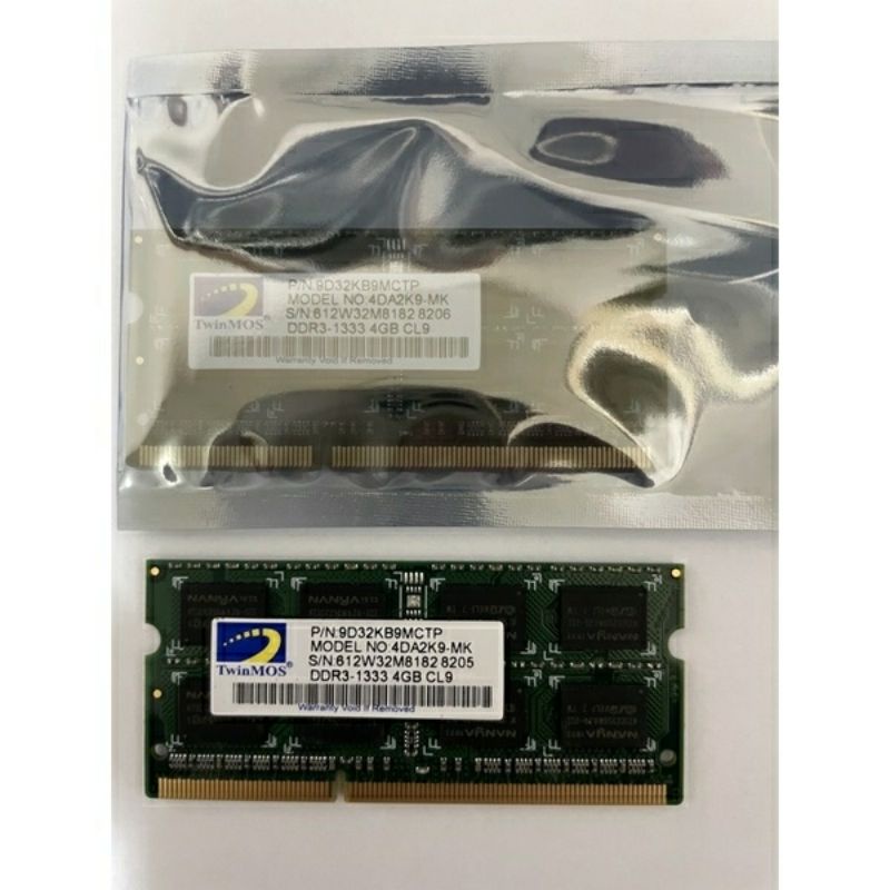 【賣可3C】全新 勤茂 原廠顆粒 DDR3-1333 4GB PC3-10600S 2RX8筆記型電腦