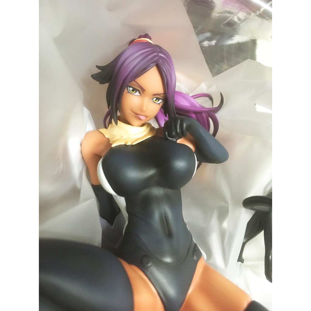 Megahouse G E M 四楓院夜一破面篇久保帶人死神bleach 黑貓瞬神黑肉美女性感pvc 蝦皮購物