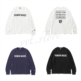 HUMAN MADE 22AW CLASSIC L/S T-SHIRT 愛心 LODO款 長袖T恤