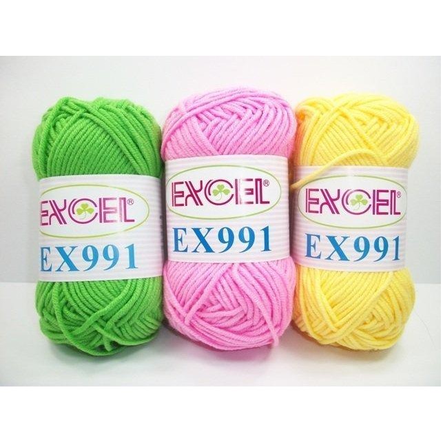 EX991手鉤紗線【毛線娃娃、玩偶、圍巾專用】