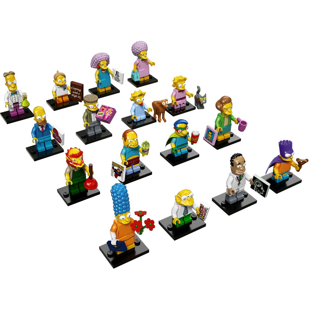 【金磚屋】71009-2 LEGO 樂高 71009 辛普森家庭 2代 人偶抽抽樂 全套 16隻