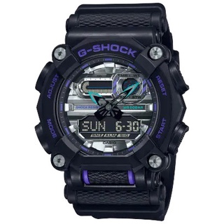 【柏儷鐘錶】CASIO G-SHOCK 雙顯示電子錶 GA-900AS-1A