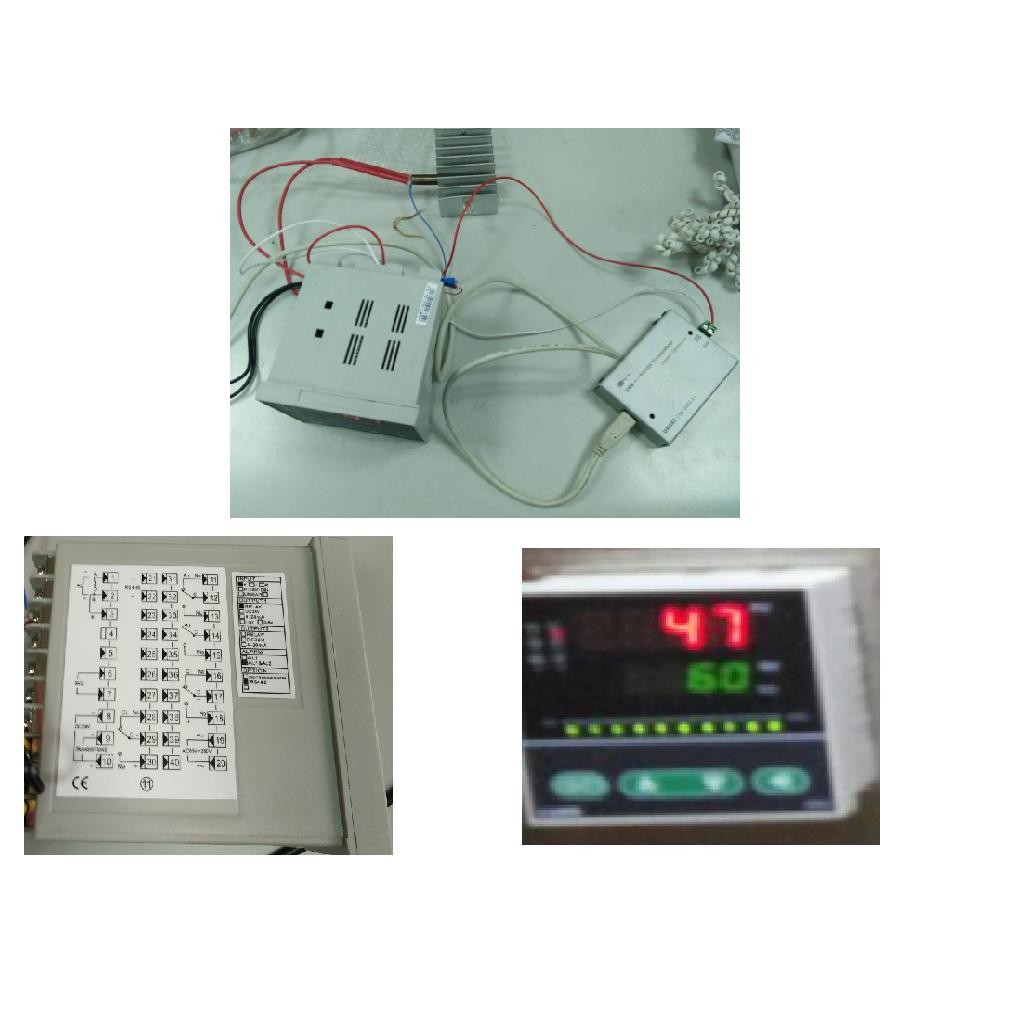 0~400度電腦監控溫度控制器(包含感溫棒,RS485連接器,軟體) 尺寸96mm*96mm(技術性商品,請先詢問再下單