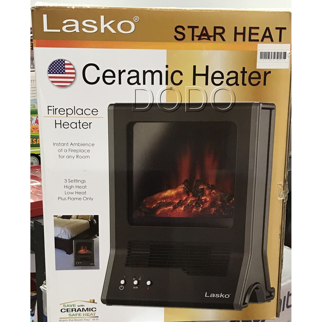 美國 Lasko Star Heat 火焰星 3D仿真動態火焰 電暖器