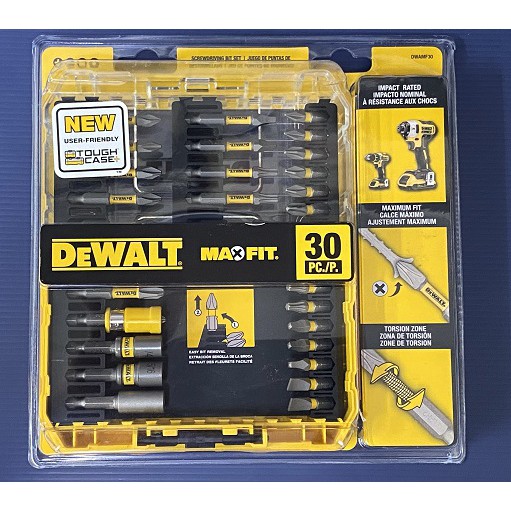 【丹尼工具】全新DeWALT 得偉DWAMA30 30Piece 衝擊起子批頭組 螺絲起子DCF887 DCF996適用