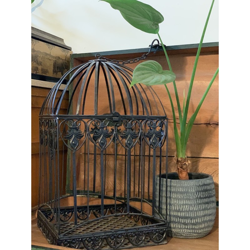 歐洲進口 復古全新手工鑄鐵鳥籠 蝦皮購物