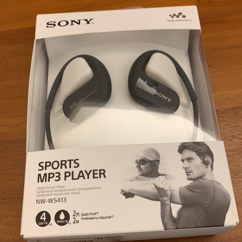 Sony 耳機 防水 運動耳機 隨身聽 mp3 Nw-ws413 全新