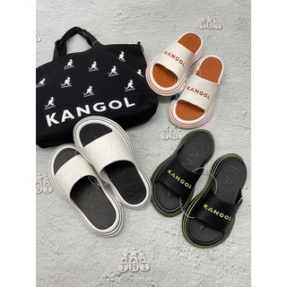 《TNT運動廣場》KANGOL 英國袋鼠 中性 ㄧ體成形 軟底 胖胖鞋 運動拖鞋 6225162120