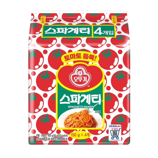 番茄風味義大利麵/ 怕辣又愛吃韓國泡麵的新選擇