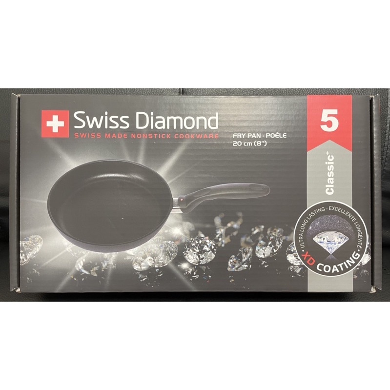 全聯 瑞士鑽石鍋 5圓煎盤20cm(無蓋）