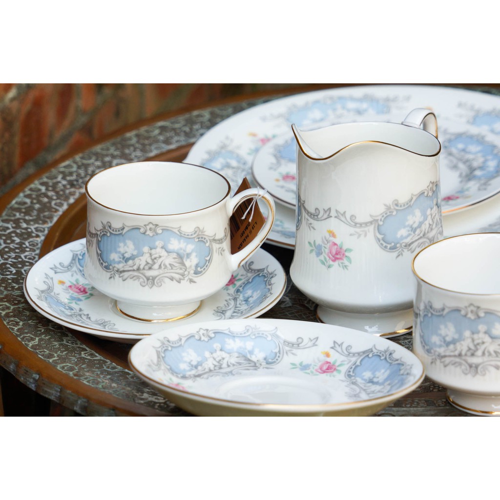 【旭鑫】Paragon - DuBarry 下午茶杯組 英國 骨瓷 瓷器 茶杯 咖啡杯 牛奶壺 蛋糕盤 A.19