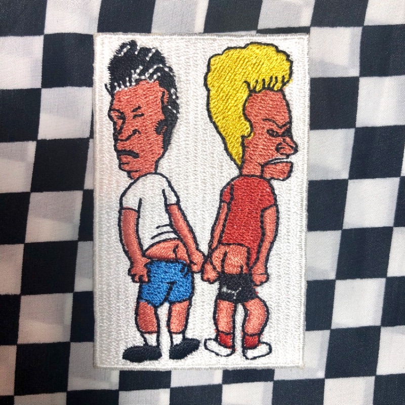 💛現貨 Beavis and Butthead 癟四與大頭蛋 熨燙布貼 布貼 熨燙貼 裝飾 玩具