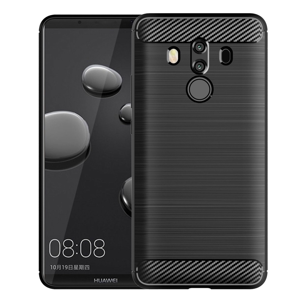 碳纖維拉絲條紋 華為 Huawei Mate 10 Pro mate10pro RS 軟矽膠tpu手機殼 防摔殼保護套