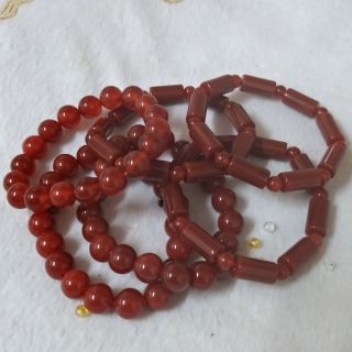 茉莉金字塔水晶純銀手作 紅玉髓手鍊 🙏消磁淨化加持🙏