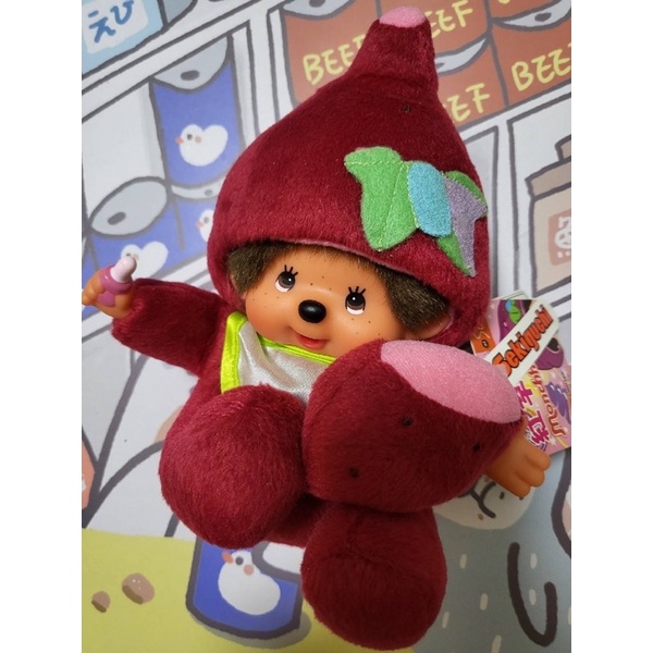 日本沖繩限定monchhichi 紅芋夢奇奇