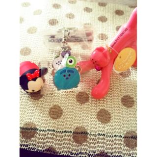 TSUM TSUM Disney 怪獸電力公司 鑰匙圈，金屬材質