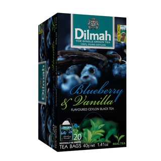 Dilmah 帝瑪 藍莓香草紅茶 茶包 2g*20入/盒-【良鎂咖啡精品館】