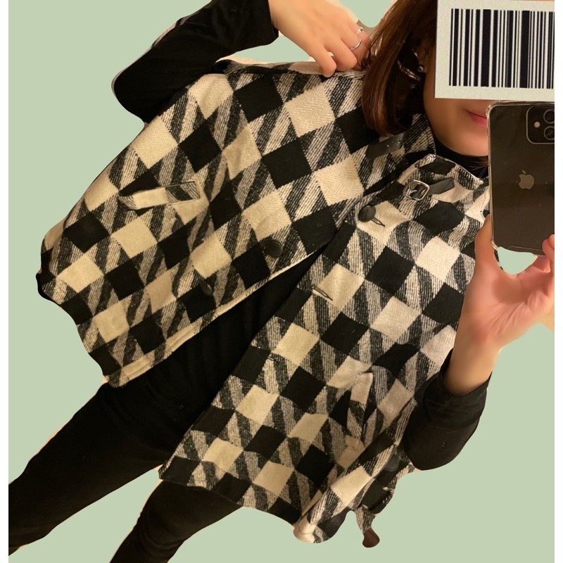 「二手」無袖披風外套🧥