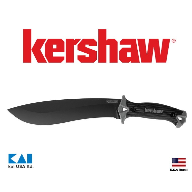 美國Kershaw直刀砍刀Camp系列65Mn彈簧鋼附刀鞘Camp 10【KS1077】
