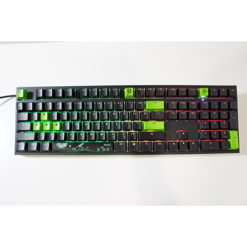 Ducky ONE 2 RGB X Razer 聯名款 機械式鍵盤  電競鍵盤 PBT 雷蛇 綠軸 中文