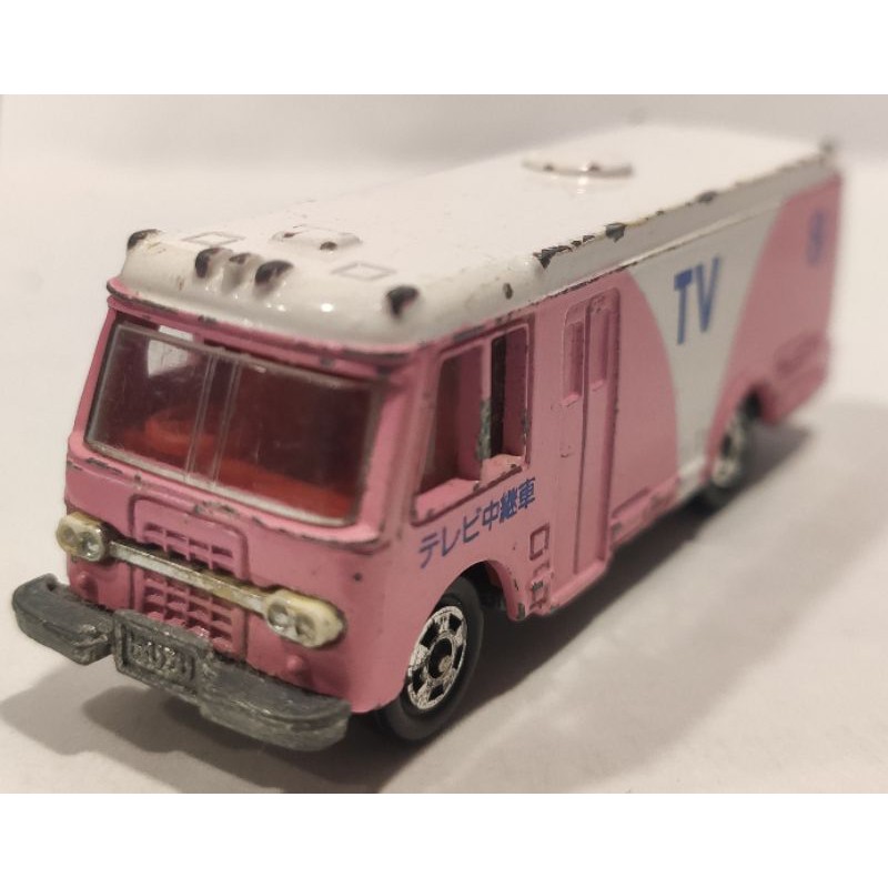 日本製 紅標 Set拆賣 TOMICA TOMY NO.8 ISUZU BUS Isuzu TV 電視轉播車