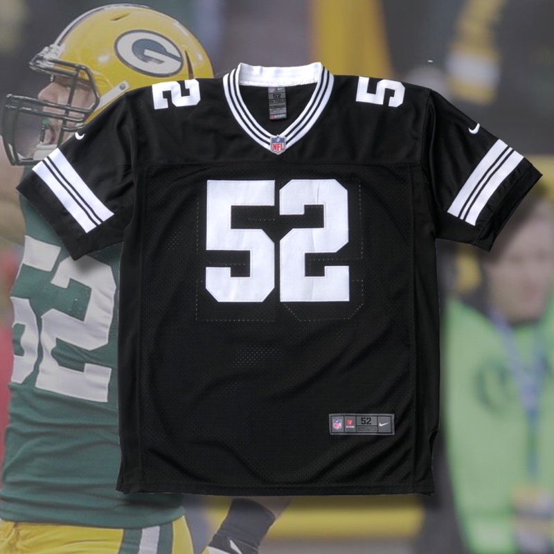 Clay Matthews Green Packers 🏈 綠灣包裝工 Nike 異色黑 NFL球衣 美式足球 古著