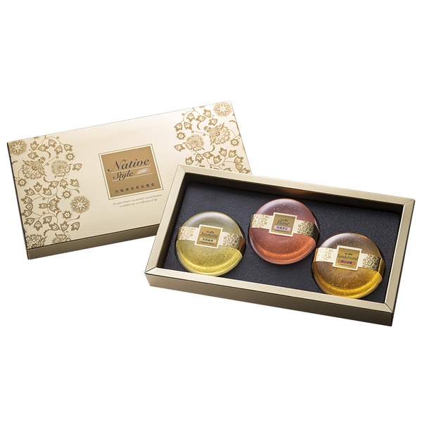 台鹽 黃金香氛禮盒（3入/盒）黃金皂