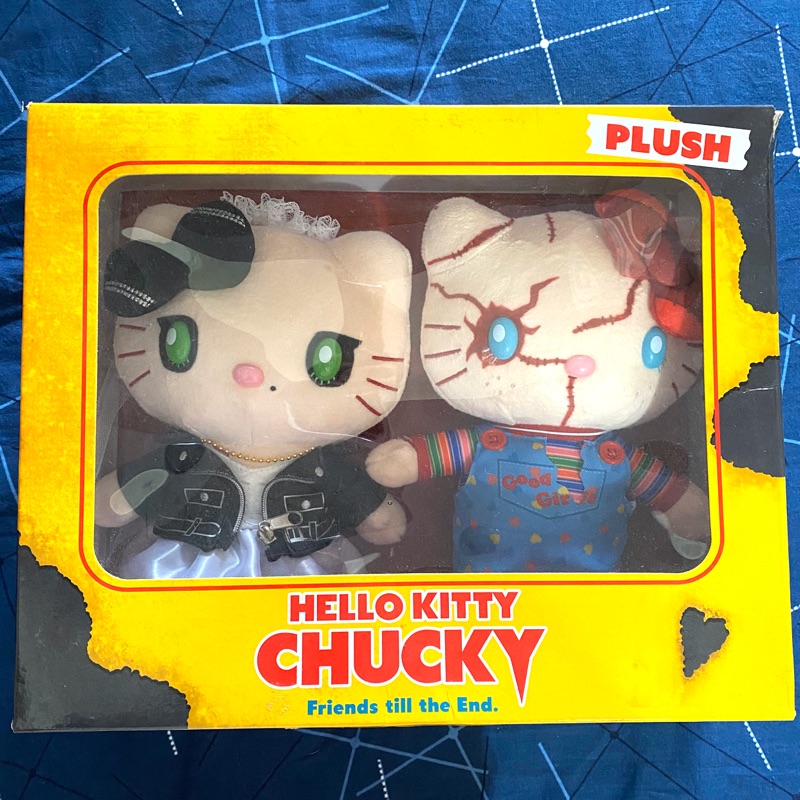 【現貨】日本環球影城 萬聖節絕版品 Hello Kitty Chucky 恰吉&amp;鬼娃新娘 禮盒組