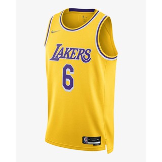 S.G NIKE NBA DRY LEBRON JAMES LAKERS DB3576-731 黃色 洛杉磯湖人隊 球衣