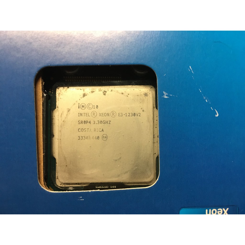 intel-E3-1230-V2原廠盒裝含原廠風扇