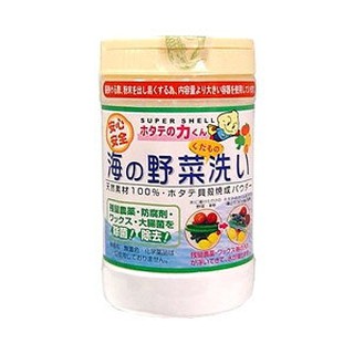 一草一木 商行~日本原裝日本漢方研究所立帆扇貝100%天然素材蔬菜水果清潔粉~90g~安心無毒