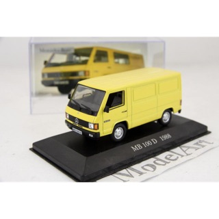 【模型車藝】1/43 Altaya/IXO Mercedes-Benz MB100 D 1988小巴/廂型車(附展示罩)