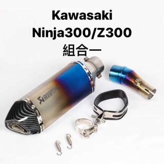 Kawasaki Ninja300 Z300 改裝中尾段排氣管