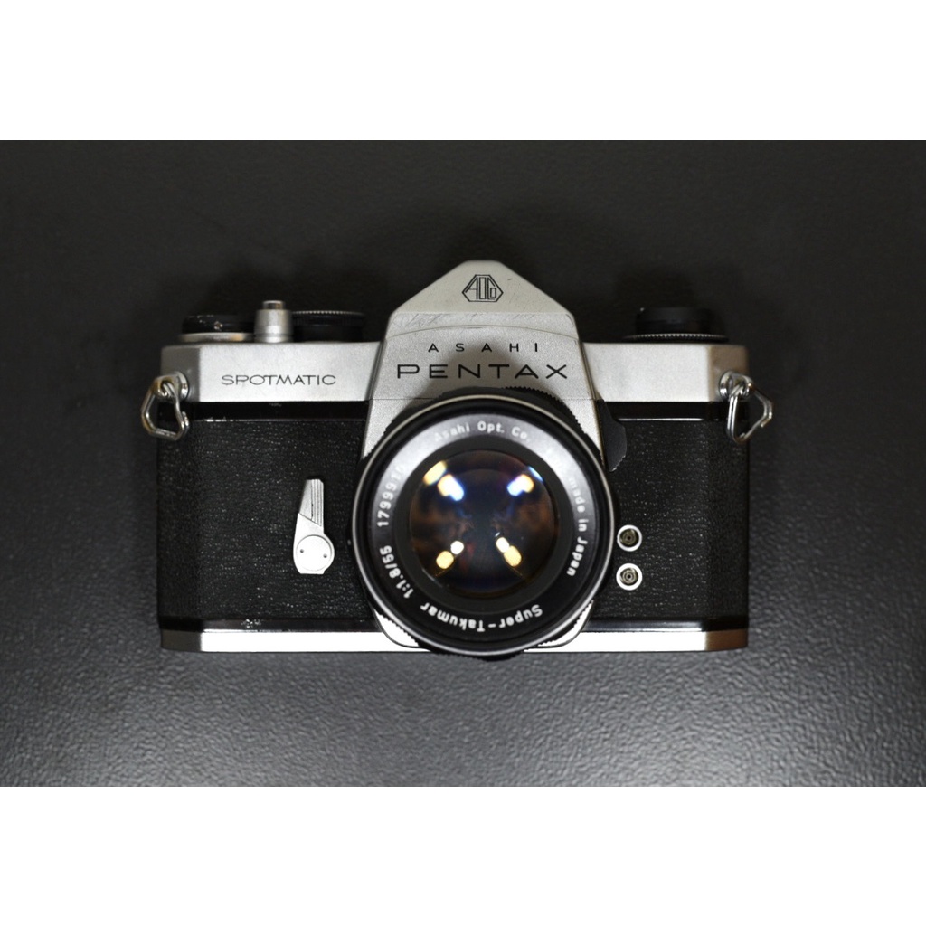 【經典古物】Pentax Spotmatic SP+Super Takumar 55mm F1.8  M42接環 經典機