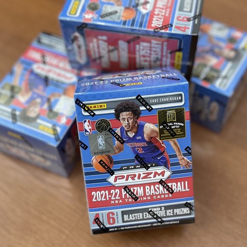 全新現貨 2021-22 Panini  NBA Prizm Blaster 卡盒 抽75週年 銀冰