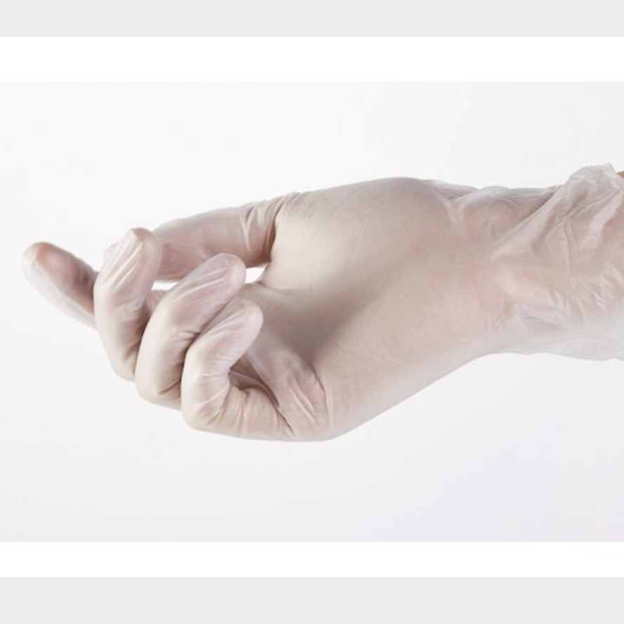 Maxpower 透明PVC手套 塑膠手套 無粉PVC手套  拋棄式手套 PVC無粉手套