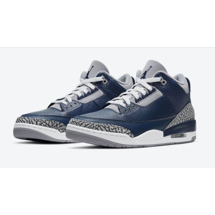 【S.M.P】Nike Air Jordan 3 Midnight Navy 午夜藍 爆裂紋 CT8532-401