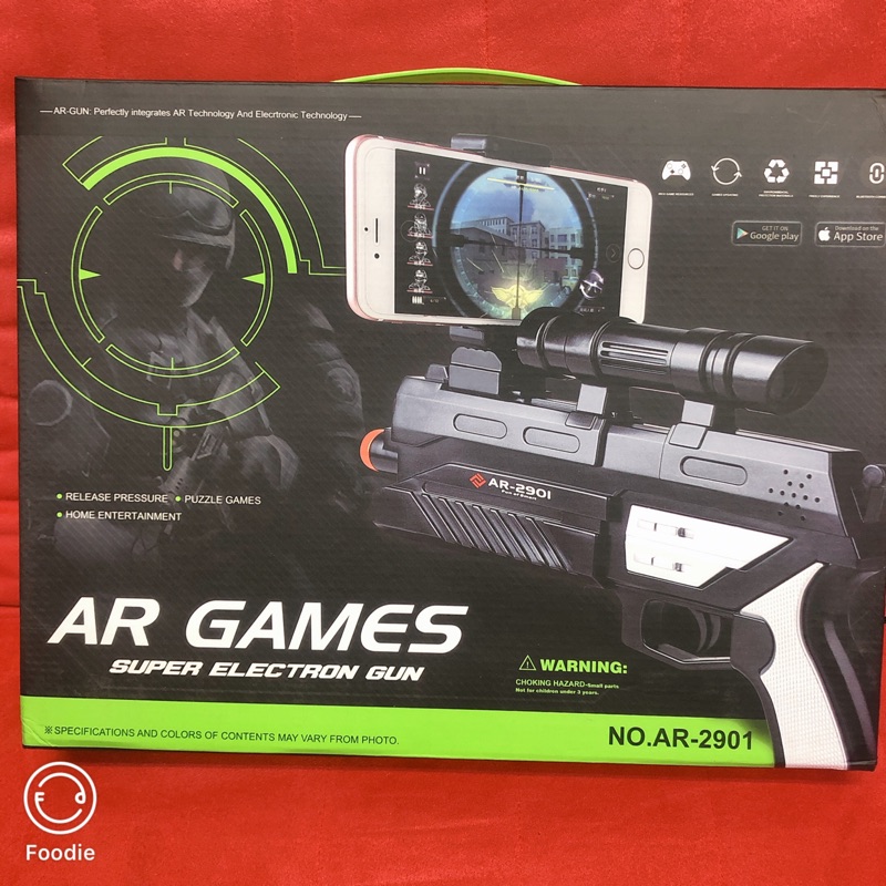 Ar遊戲槍 魔力槍 手機體感遊戲 4d擴充實境外包裝污損全新品僅此一組 蝦皮購物
