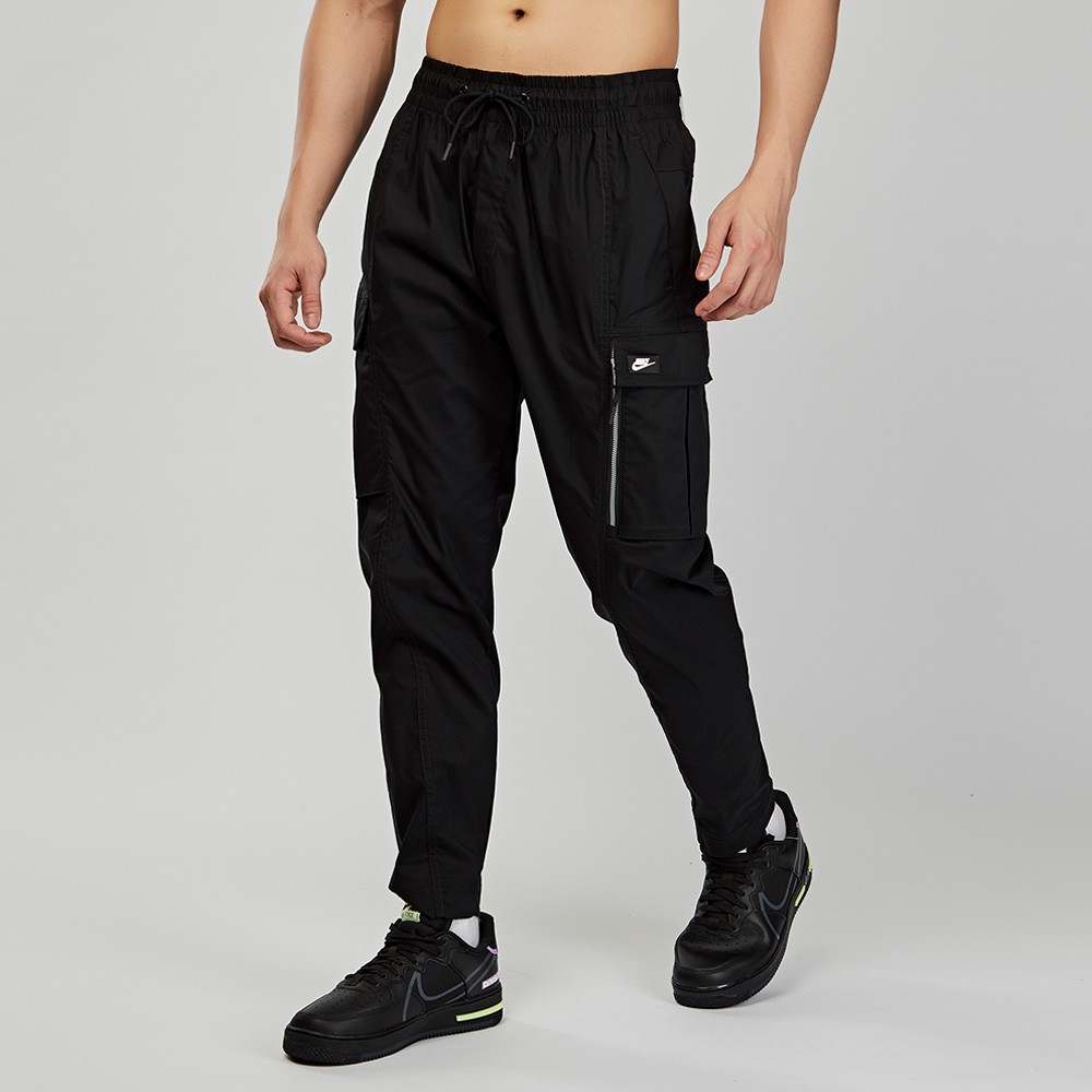 Nike AS M Nsw Pant Cargo Street 男子 黑色 輕巧 梭織長褲 BV3128-010