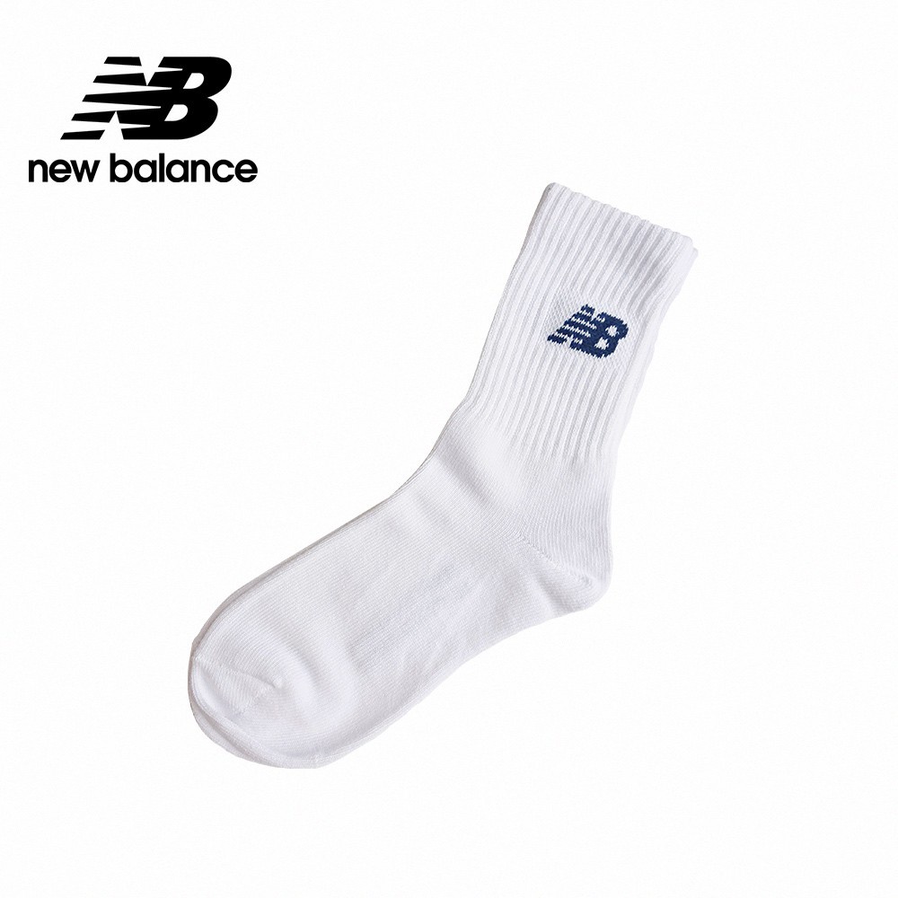[麥修斯]NEW BALANCE 7130400480 經典款 NB 襪子 中筒襪 長襪 白襪 中統襪
