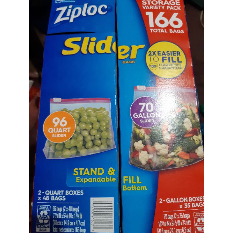 Ziploc立體拉鍊式冷藏保鮮袋請注意商品描述