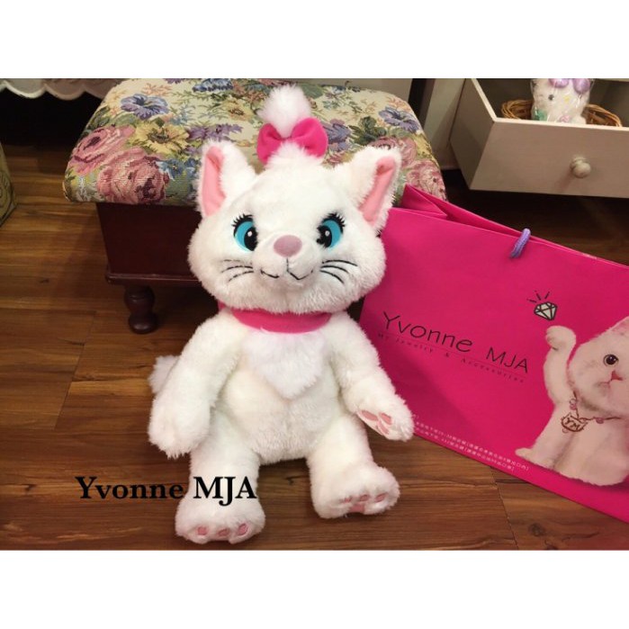 *Yvonne MJA 日本 代購 *東京 迪士尼 樂園 限定 正品 瑪麗貓 大型娃娃 實拍