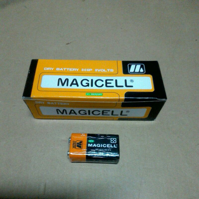(全新)MAGICELL 電池 9V 碳鋅環保電池 9V 碳鋅電池