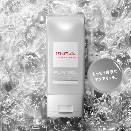 贈潤滑液 日本TENGA PLAY GEL RICH AQUA 潤滑液 160ml 白色 濃厚 情趣精品成人專區情趣用品