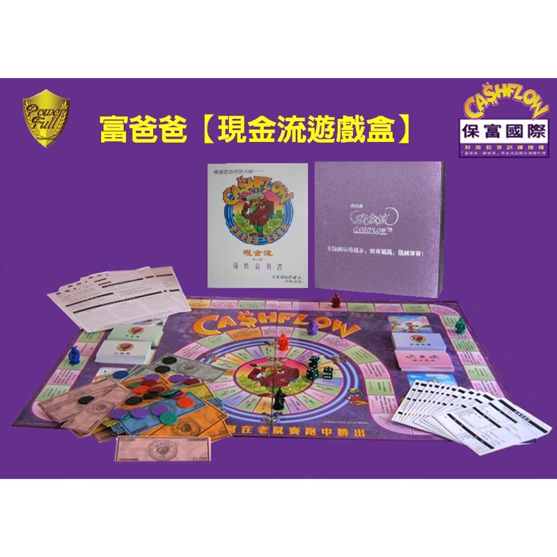 《微胖爸爸の柑橘店🍊》繁體中文版 現金流遊戲盒